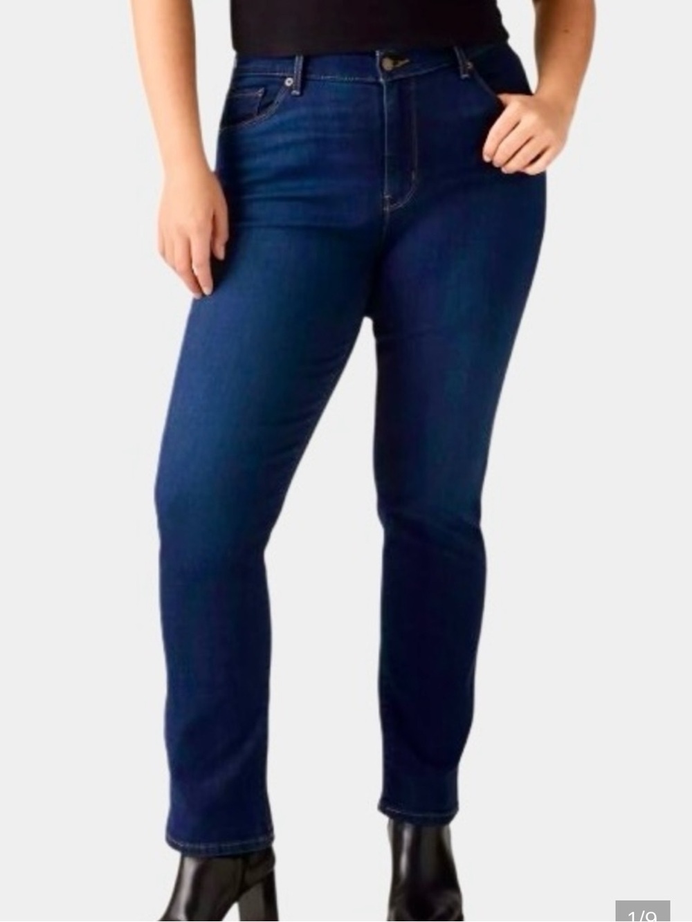 Levi’s Dark Wash 505 Blue Denim Jeans, size 12